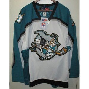 NWT AHL SP PRO Cleveland Barons Embroidered Patches Men's Hockey Jersey 52